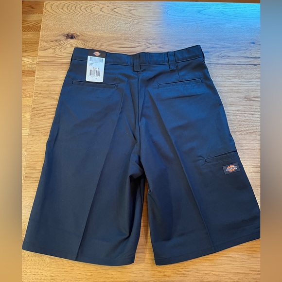 Mens 32 Dickies Canvas work Shorts Navy Inseam 32X11 - Picture 4 of 5